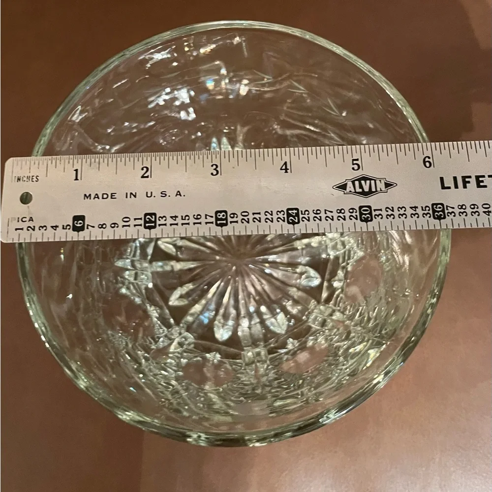 Vintage Princess House Etched Crystal Ice Bucket